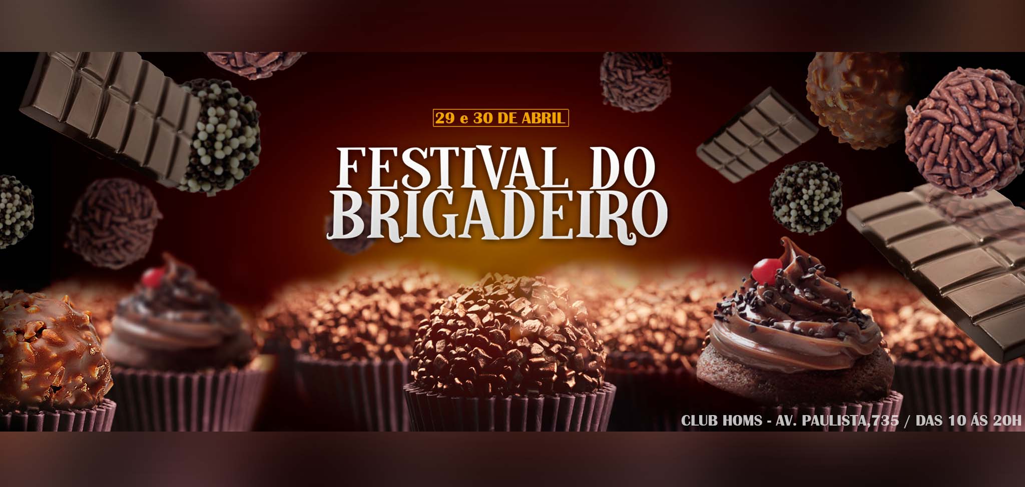 Próximos Eventos – Festival de Brigadeiro -Av. Paulista, Club Homs